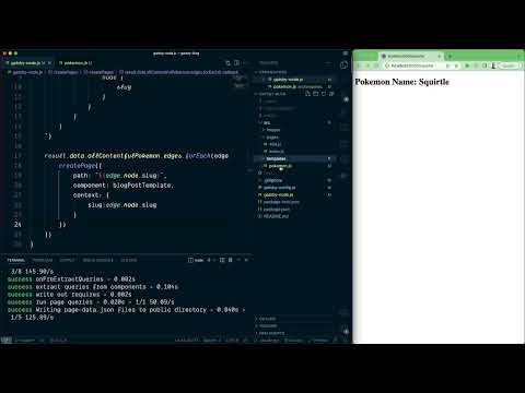 Using Gatsby File System Routes
