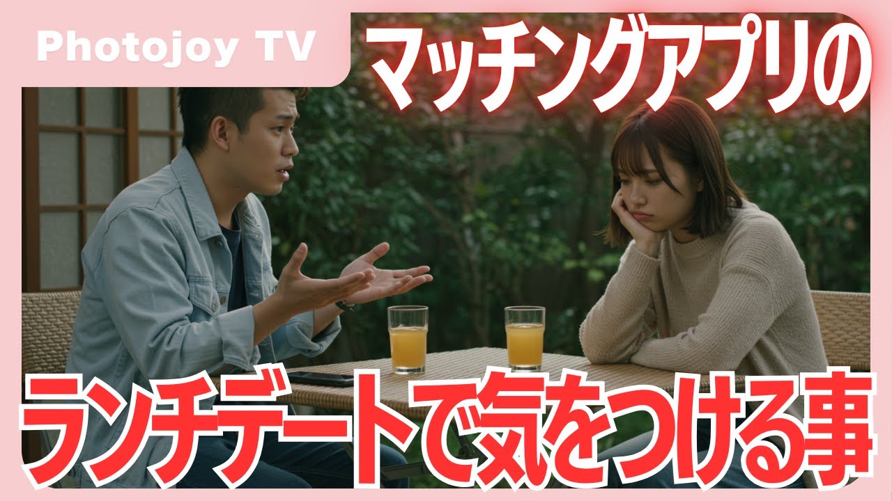 【マッチングアプリ】夜デートより難しい？ランチデートをするときの注意点【マチアプ】