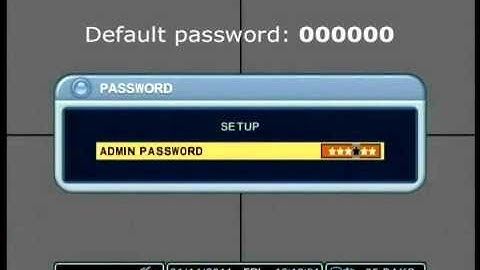 EV-EVL - How to change time, date and password - NVV01