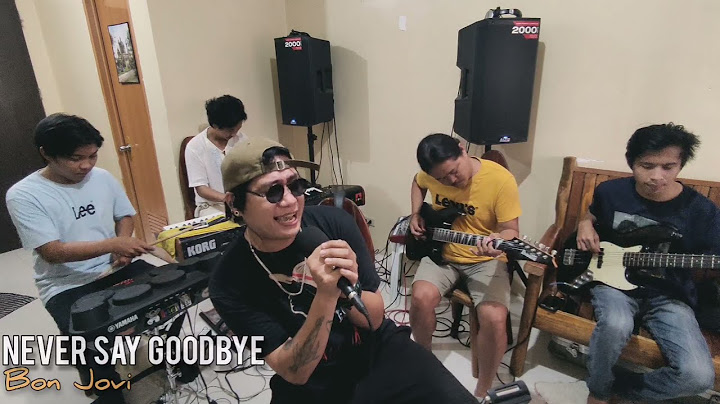 Never Say Goodbye Cover version - Cover performance video thumbnail