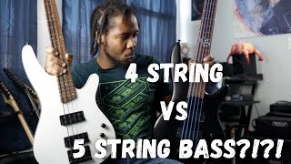 Should YOU Get a 4 String Bass or a 5 String Bass | Featuring my Ibanez K5 and Ibanez SRX2EX2