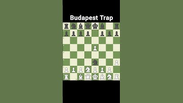 Budapest Trap | Best Chess Trap For Your Opponents   #shorts #trending #4k #chess