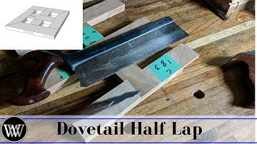 How to Make A Dovetail Half Lap Joint | Joinery Window Live