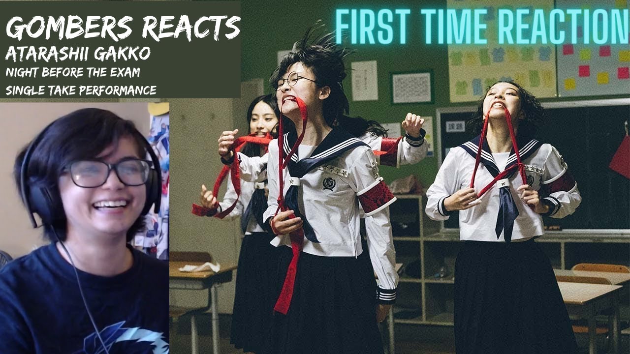 FIRST TIME REACTION ATARASHII GAKKO! | Night Before the Exam | Gombers Reacts