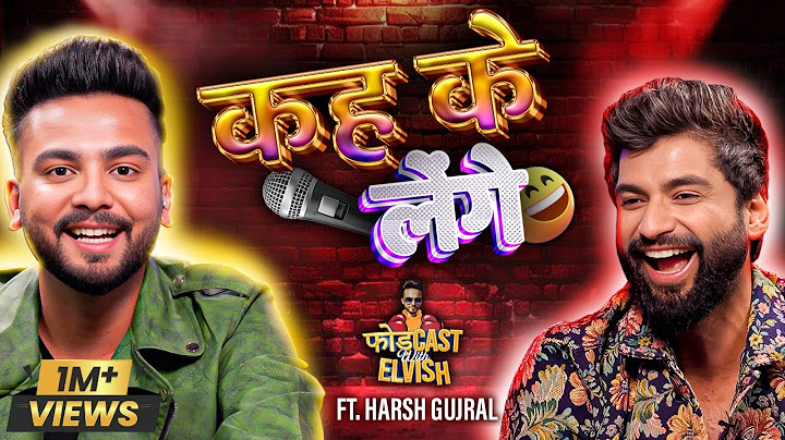 @Harshgujral  New Host on Phodcast with Elvish?!! 😱 Bhai Kahan Hai?!