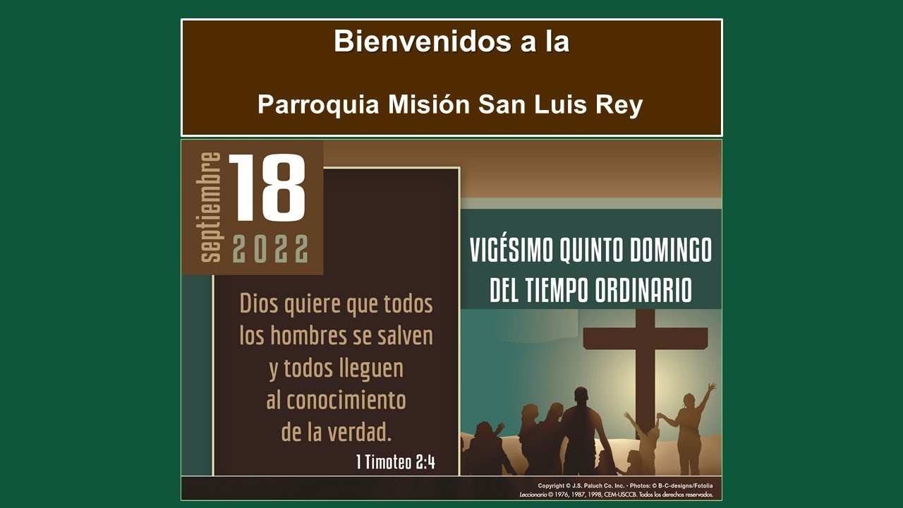 Misa del Domingo del 18 de septiembre del 2022 - YouTube