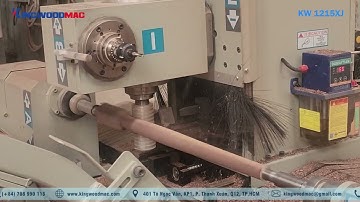 Vận hành máy tiện gỗ CNC 5 trục | Máy phay tiện CNC đa năng | Máy Gỗ Kingwoodmac
