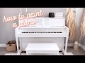 HOW TO PAINT A PIANO | DIY | HEATHER FERN