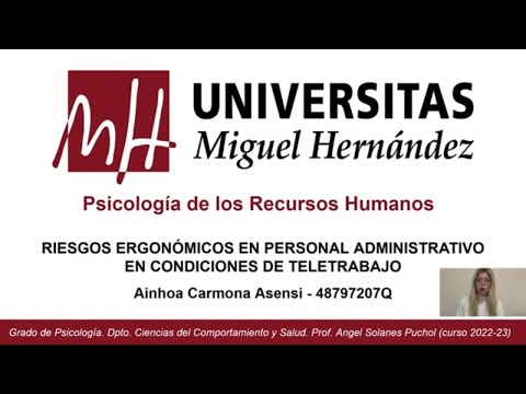 Riesgos ergonómicos en personal administrativo en condiciones de teletrabajo