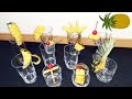 Very simple cocktail decoration (pineapple edition)　／　超簡単♪ カクテル・デコレーション(パイン編)