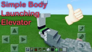 Minecraft :Body Launching Elevator 2018