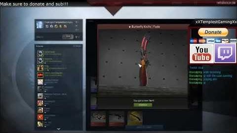 CSGO | Butterfly Knife Fade Case Opening!!!