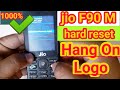 jio f90m hard reset code | jio f90m hang on logo solution | Godhaila || Hindi teach abc