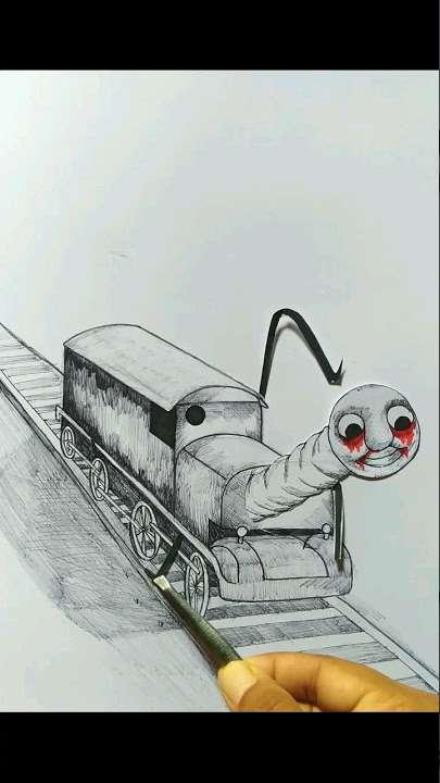 scary thomas #shorts #chococharles #thomas  #train #art