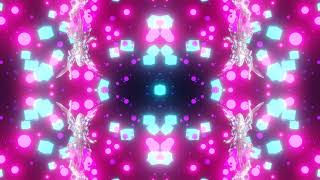 Neon Kaleidoscope Background | 8K 4K UHD Free Video