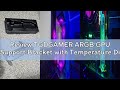 Review TGDGAMER ARGB GPU Support Bracket with Temperature Display（Ambient Case Temp），5V 3pin Univers