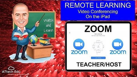 Remote Learning - Video Conferencing with Zoom - Using Zoom as a Teacher/Organiser - Host a Meeting