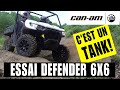 ESSAI CAN AM DEFENDER 6X6 2020