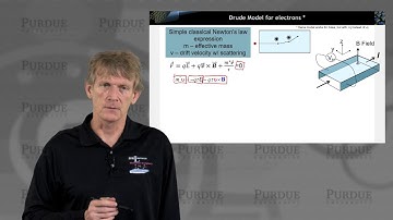 ECE 606 Solid State Devices L17.3: Transport - Carrier Concentration from Hall Effect