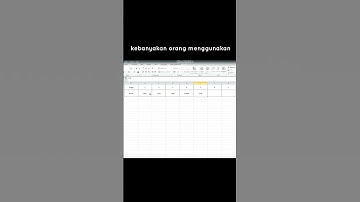 Tutor 90an | Cara Efisien Berpindah ke Kolom Sebelumnya | Microsoft Excel