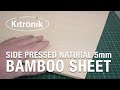 5mm Bamboo side pressed natural sheets from Kitronik