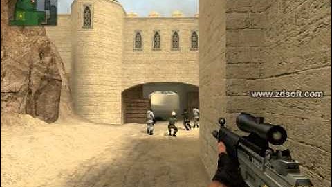 Counter Strike Source Gameplay de_dust2