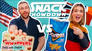 HEAD TO HEAD UK VS USA SNACK SHOWDOWN   This With Them