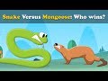 Snake vs Mongoose, who wins? | #aumsum #kids #science #education #children