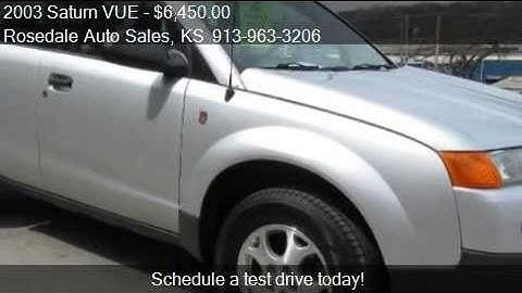 2003 Saturn VUE AWD V6 - for sale in Kansas City, KS 66103