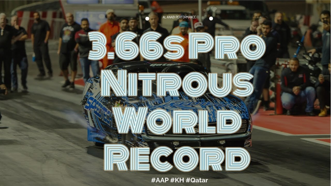3.66s  NEW PRO NITROUS  WORLD RECORD BY AL ANABI  SPEEDTECH CAMARO!!