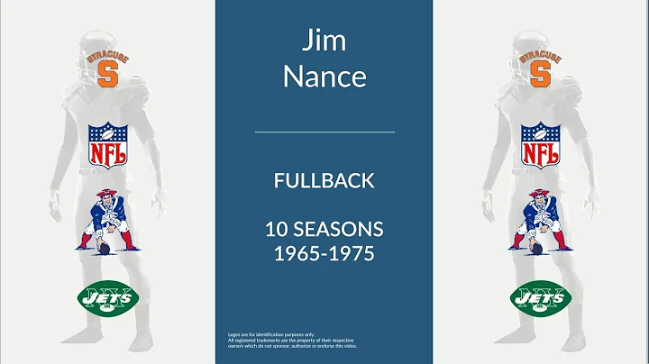 Jim Nance: Football Fullback