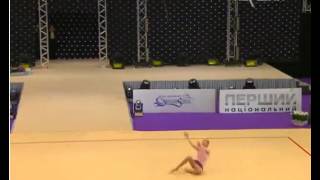 Viktoria Mazur Ribbon Deriugina Cup 2012.avi