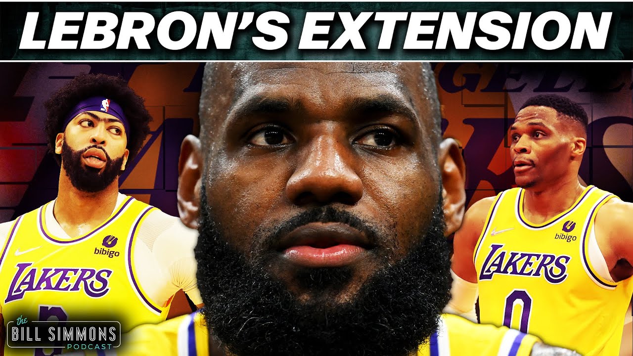 Why Did the Lakers Extend LeBron James? | The Bill Simmons Podcast - YouTube