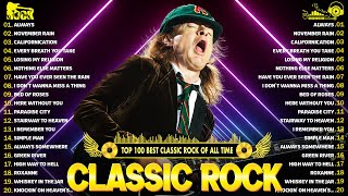 Classic Rock 70s 80s 90s Full Album ️🔥 Nirvana, Metallica, Aerosmith, ACDC, Bon Jovi, U2, GNR, Queen