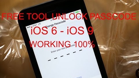 Tool Read Passcode Ios 6/iOS 9 All devices Working 100%