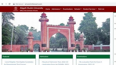 amu results 2022 amu entrence exam 2022 amu results released amu b com ba llb entrence results
