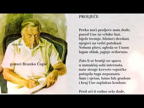 Branko Ćopić – PROLJEĆE / Tekst / govori Branko Ćopić