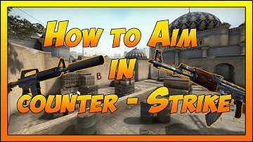 How to Aim In CS:GO - [ AK47  Vs.  M4A1-S ]  (Basics)