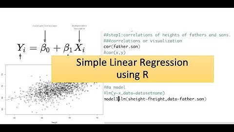 Modeling using R | simple linear regression| correlations, visualizations, fit a model lm() function