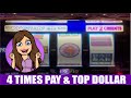 Old School Double 4 Times Pay 💵 Top Dollar 💵 High Limit Slot Machines - Live Play Vegas 🎰