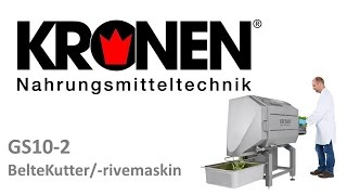 Kronen Gs10-2 Beltekutter- Rivemaskin