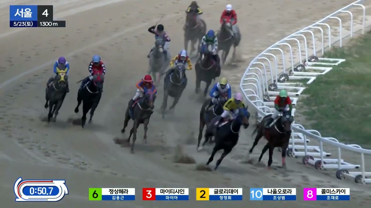 월말이라 무지 터지네.최범현 한구라.단승40.6배 우승.쌍승식: ④⑥ 260.0