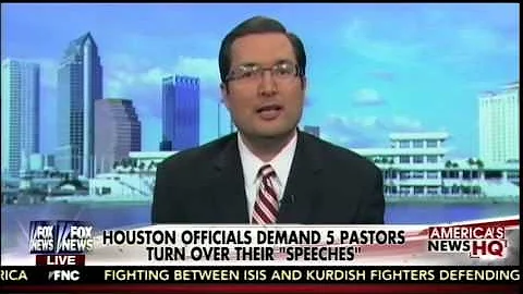 Attorney Gibbs speaks with Fox News about Houston city officials’ demand for pastors’ “speeches”