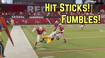 Madden 23 Hit Stick Fumbles And Biggest Hits Highlight Compilation!