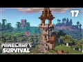 Medieval Tower Design - Minecraft 1.16 Survival Let's Play