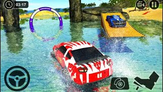 Floating Water Car Driving Race Sim - Android Gameplay HD screenshot 5