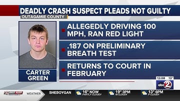 Man pleads not guilty to fatal, fiery crash