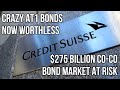 Banking Crisis - Credit Suisse $17BN AT1 Bonds Write-Off Means $275BN Co-Co Market Faces Collapse