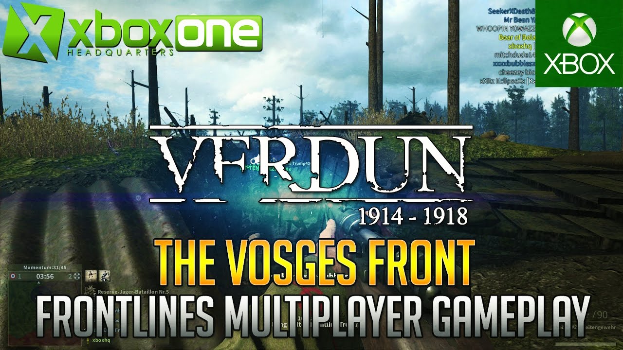 VERDUN The Vosges Front Xbox One Multiplayer Frontlines Gameplay [1610
