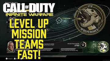 Level Up Mission Teams FAST In Infinite Warfare